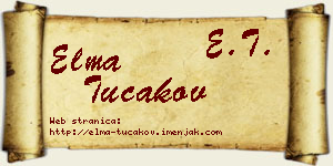 Elma Tucakov vizit kartica